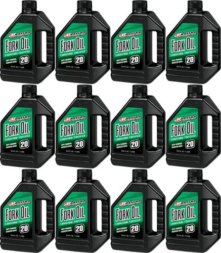 Maxima 20W Fork Fluid Oil 1 Liter Quart 12 Pack 1 Case 1