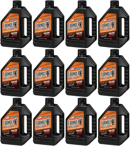 Maxima Formula K2 2 Stroke Injector Engine Motor Oil 1 Quart Liter 12 Pack 1