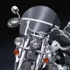 National Cycle Switchblade Chopped Windshield Clear w Chrome Mount