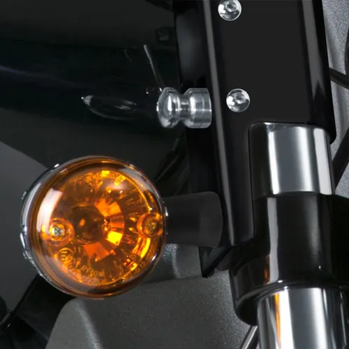 National Cycle Switchblade Chopped Windshield Clear w Black Mount