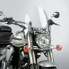 National Cycle Switchblade Deflector Windshield Clear w Chrome Mount