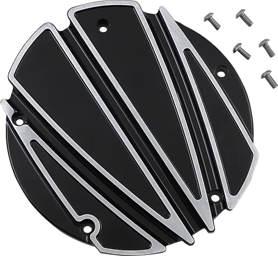 Covington Derby Cover Black Ripper w 5pk Cometic Gasket