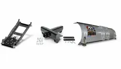 KFI UTV Snow Plow Kit 72 in Wide Steel Straight Blade