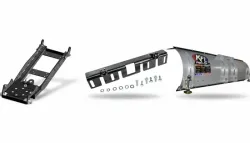 KFI UTV Snow Plow Kit 72 in Wide Steel Straight Blade
