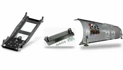 KFI UTV Snow Plow Kit 72 in Wide Steel Straight Blade