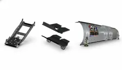 KFI UTV Snow Plow Kit 72 in Wide Steel Straight Blade