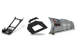 KFI ATV Snow Plow Kit 54 in Wide Steel Straight Blade