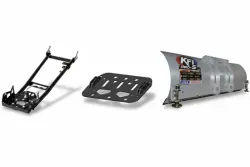 KFI ATV Snow Plow Kit 54 in Wide Steel Straight Blade