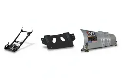 KFI ATV Snow Plow Kit 54 in Wide Steel Straight Blade