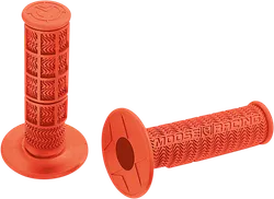 Moose Racing 7/8in Orange Flange Style Stealth MX Grips