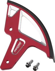 Moose Billet Aluminum Rear Disc Brake Rotor Guard Red Honda
