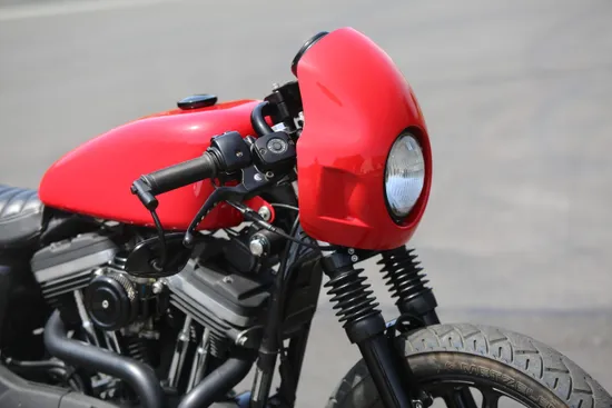 Burly Black Cafe Sport Headlight Fairing