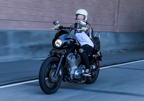 Burly Black Cafe Sport Headlight Fairing