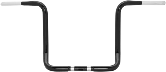 Burly 13in Black Steel Bagger Ape Hanger Handlebar