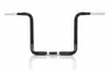 Burly 13in Black Steel Bagger Ape Hanger Handlebar