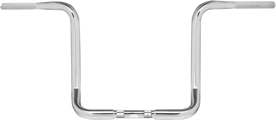 Burly 13in Chromed Steel Bagger Ape Hanger Handlebar