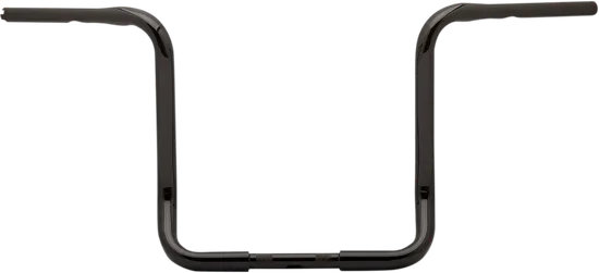 Burly 15in Black Steel Bagger Ape Hanger Handlebar