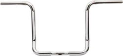 Burly 15in Chromed Steel Bagger Ape Hanger Handlebar