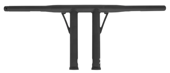 Burly 10in Matte Black Steel T Bar Folsom Handlebar