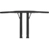 Burly 12in Matte Black Steel T Bar Folsom Handlebar