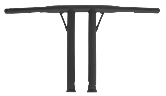 Burly 14in Matte Black Steel T Bar Folsom Handlebar