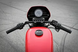 Burly 1in Black Powder Coated Clubman Handlebar