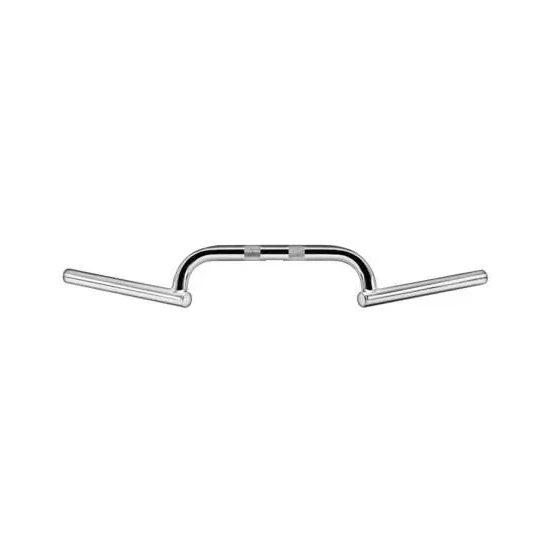 Burly 1in Chromed Steel Clubman Handlebar 2