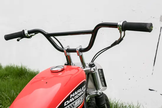 Burly 6in Black Steel PreDrilled Scrambler Handlebars