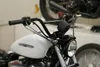 Burly 6in Black Steel PreDrilled Scrambler Handlebars