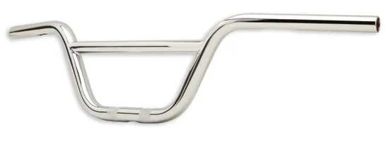 Burly 6in Chromed Steel PreDrilled Scrambler Handlebars