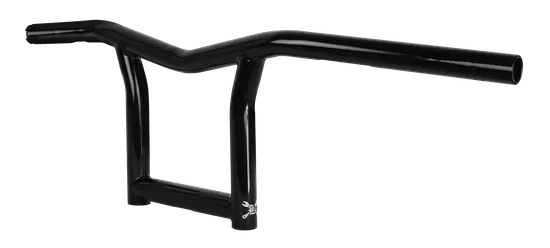 Burly 10in Black Powder Coated Steel The Sid Handlebars