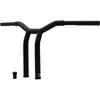 Burly 12in Steel Black Raked Dominator Handlebar