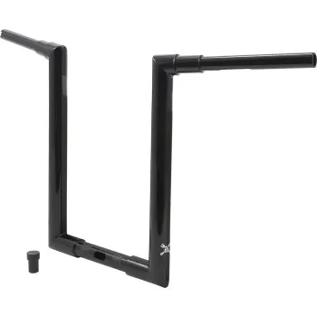 Burly 14in Black Steel Jason Handlebar