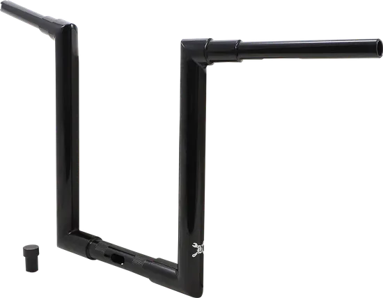 Burly 14in Black Steel Jason Handlebar