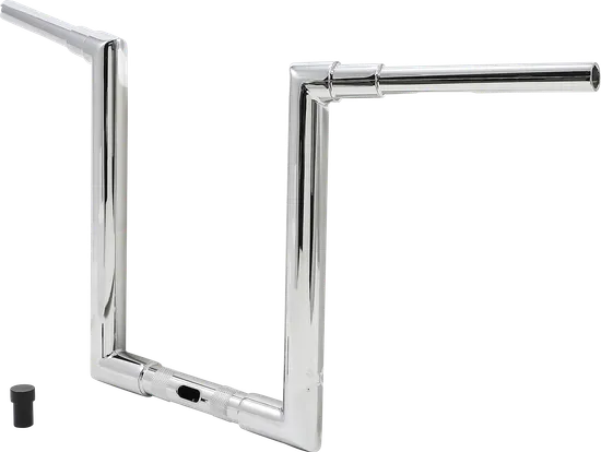Burly 14in Chromed Steel Jason Handlebar