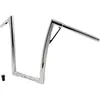 Burly 16in Chromed Steel Louie B Handlebar