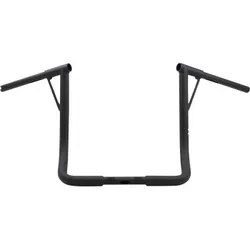 Burly 16in Textured Black Steel Louie B Handlebar