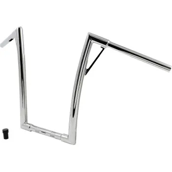 Burly 19in Chromed Steel Louie B Handlebar