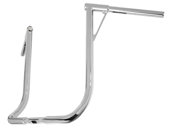 Burly 19in Chromed Steel Louie B Handlebar