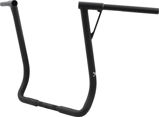 Burly 19in Textured Black Steel Louie B Handlebar