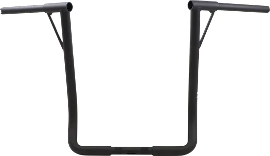 Burly 19in Textured Black Steel Louie B Handlebar