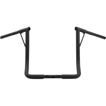 Burly 8in Textured Black Steel Louie B Handlebar