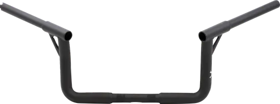 Burly 8in Textured Black Steel Louie B Handlebar