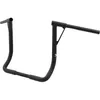 Burly 8in Textured Black Steel Louie B Handlebar