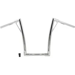 Burly 16in Chromed Steel Louie Handlebar