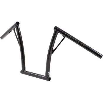 Burly 13in Gloss Black Steel Viejo Handlebar