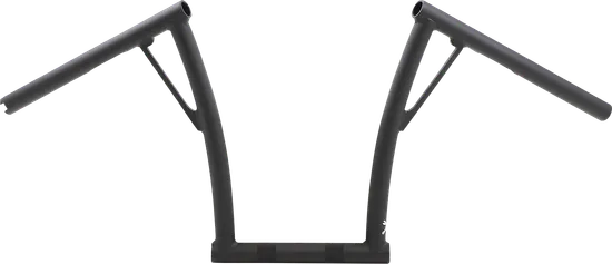 Burly 13in Textured Black Steel Viejo Handlebar