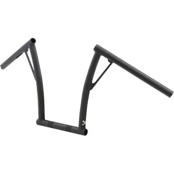 Burly 13in Textured Black Steel Viejo Handlebar