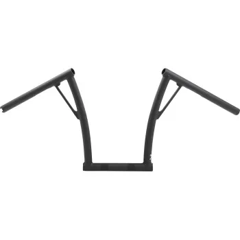 Burly 13in Textured Black Steel Viejo Handlebar