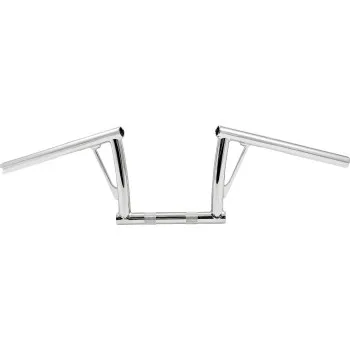 Burly 8in Chromed Steel Viejocito Handlebar